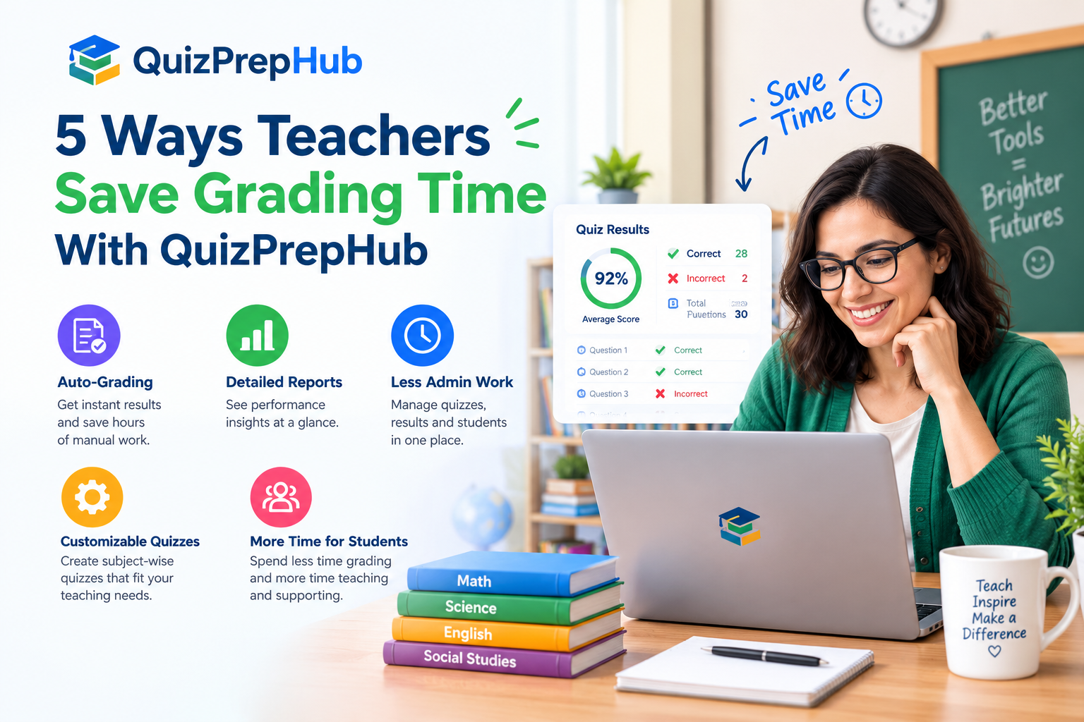 5 Ways Teachers Save Grading Time With QuizPrepHub